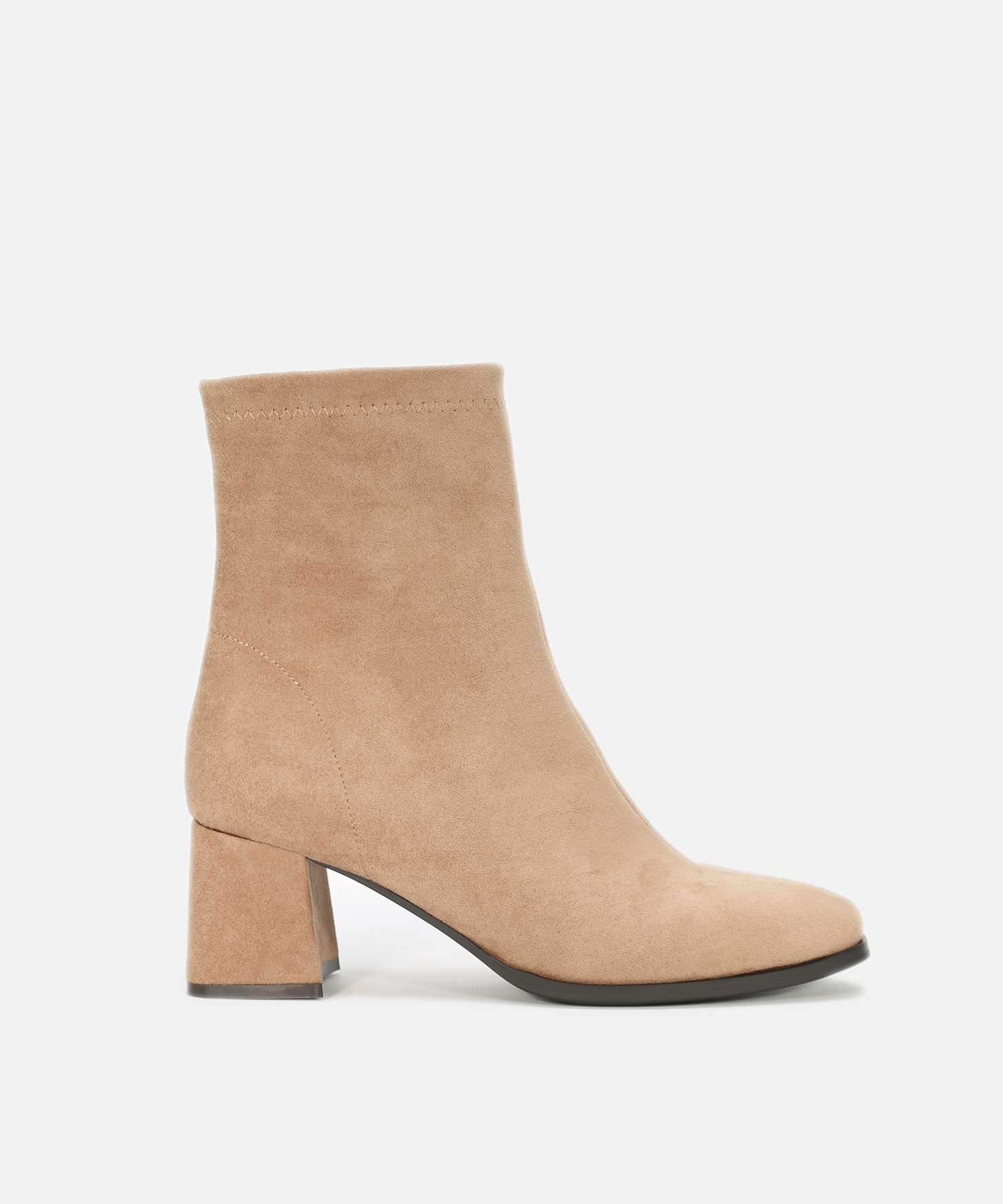 Botines b&aacute;sicos arena tac&oacute;n  image number null